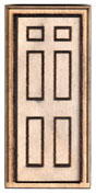 D101 1:24 Six Panel Internal Door & Frame