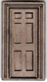 D201 1:48 Six Panel Internal Door & Frame