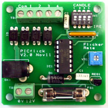 PICflicker - Flickering light unit