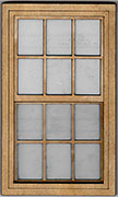 W010 1:12 Single Georgian Sash Window