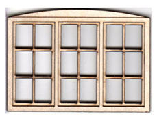 W107 1:24 Triple Casement Window